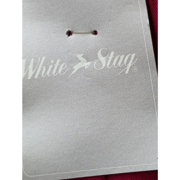 White Stag Capri Pants PLus Size 18 Embroidered Tulips Fushsia Pull ON Stretch - Picture 6 of 9